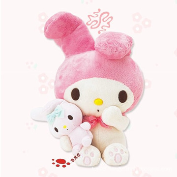 Plush Cartoon Pink Rabbit